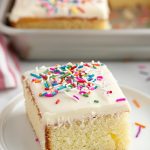 sliced cake