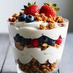 fruit and granola parfait